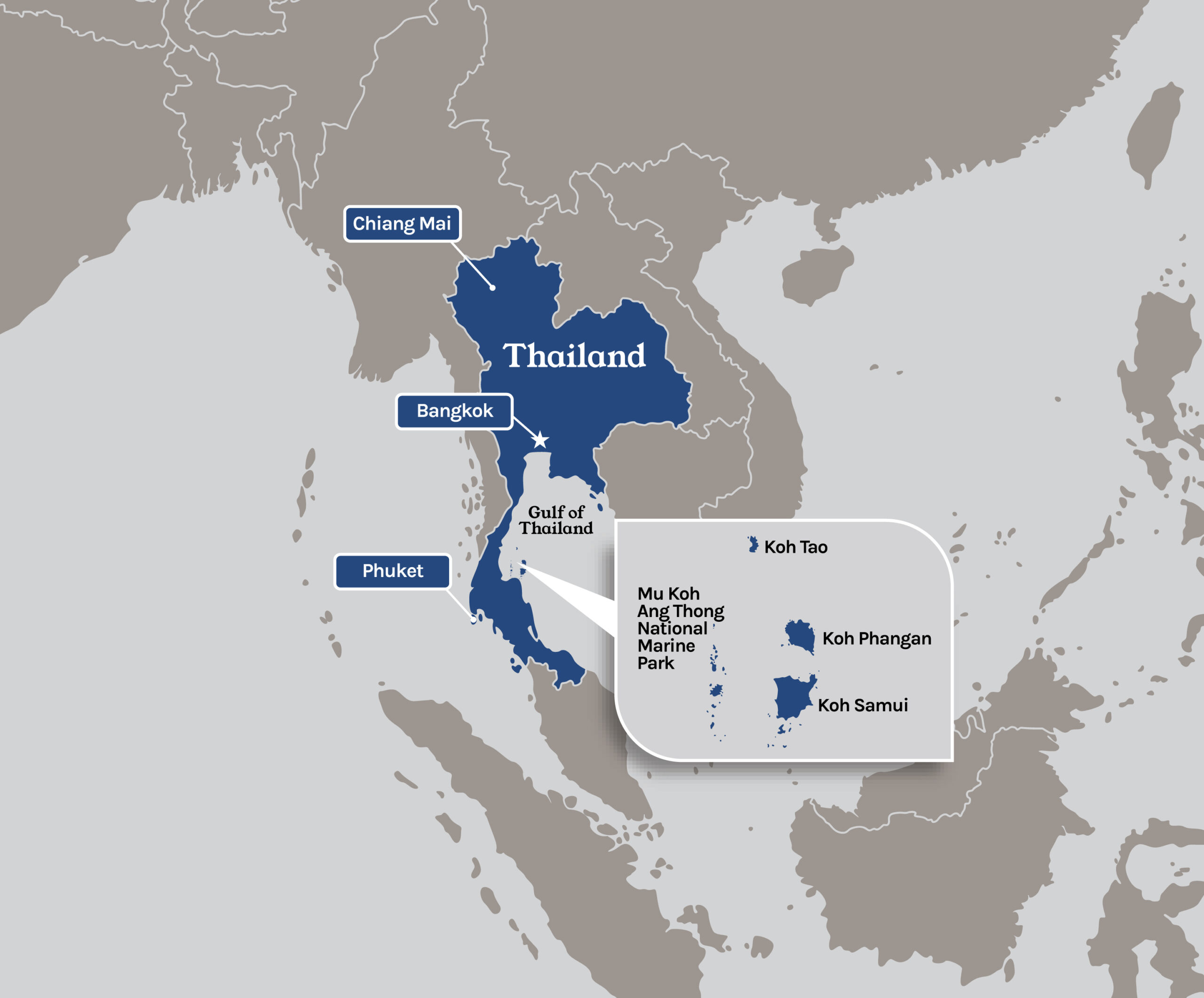Thailand Map
