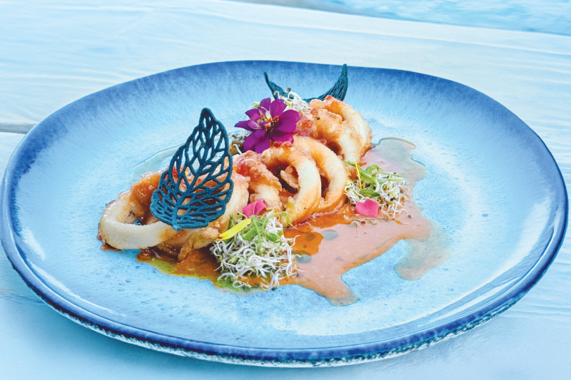 Pla Meuk Pad Kai Kem (Squid with Salted Egg Yolk), Samui Flavours | OurSamui